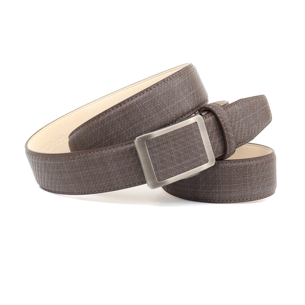 Herren Ledergürtel von Anthoni Crown in stylischer Carbon-Leder-Optik 16KB30