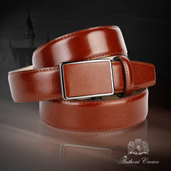 Anthoni Crown Herren Ledergürtel Cognac mit Automatikschließe 37114 -2025
