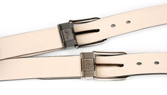 ANTHONI CROWN Eleganter Ledergürtel in Cognac