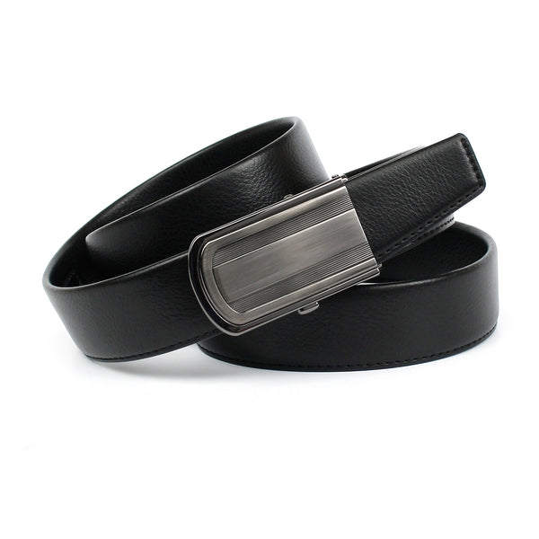 Eleganter Business-Gürtel mit Metallschließe in Bicolor 2CT10C