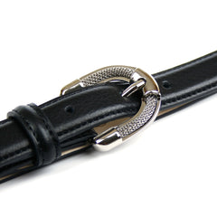 ANTHONI CROWN 2,0 cm femininer Ledergürtel mit aufwendiger Schmuck-Schließe