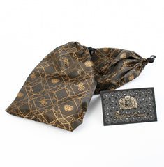 Anthoni Crown Vollleder Denim-Gürtel in Schwarz